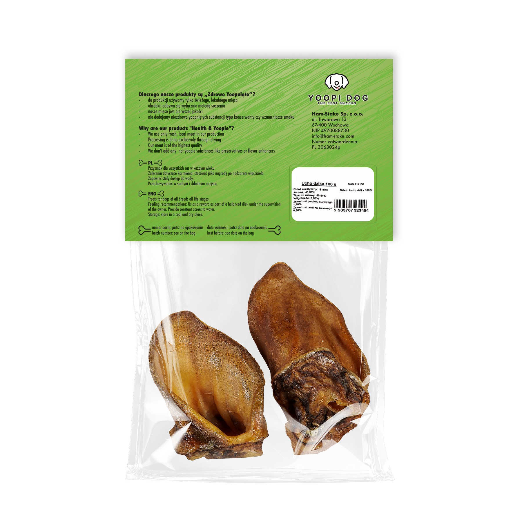 Ucho dzika 100g - obrazek 2